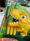 Dardo Sauro Lançador Com 3 Dardos Brinquedo Dinossauro - ZOOP TOYS