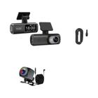 Dash Cam 4K Dupla Lente com Câmera Traseira 1080P, WiFi, GPS e Monitoramento de Estacionamento 24h