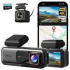 Dash Cam BOTSLAB 4K - Frontal e Traseira com Sensor Sony IMX415