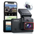 Dash Cam Wi-Fi Dual 4K com GPS & Traseira 1080P Sensor Sony Starvis Suporte 256GB - Kingslim