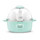 DASH Express Electric Egg Cooker 7 Capacidade para Cozido Duro, Cozido, Mexido ou Omeletes, com recurso de desligamento automático, 360 Watts, Aqua