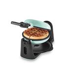 DASH Flip Fabricante Belga de Waffles com Revestimento Antiaderente para Waffles Individuais de 1" de espessura Aqua