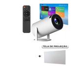 Datashow Projetor Data Show Telao 100 Polegadas Jogos Youtube Wifi - Unic