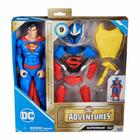 Dc Boneco Superman Homem De Aço 30Cm E Armadura 3385 - Sunny