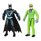 DC Comics Batman 4 polegadas Batman e The Riddler Action Figures com 6 acessórios misteriosos, para crianças de 3 anos ou mais