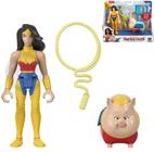 Dc Liga Superpets Bonecos Mulher Maravilha & Pb Fisher-Price