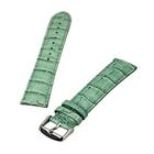 Debeer 's Light Green 20 mm Wide Crocodile Grain Strap