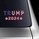 Decalque Adesivo Impermeável Iprokiu Trump 2024 para Carro - Pacote com 2