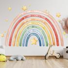 Decalque de parede Zempfoal Watercolor Rainbow 200 x 120 cm