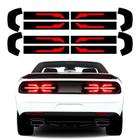 Decalque de sobreposição de vinil Tail Light Race Track Bat Dodge Challenger