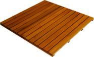 Deck De Madeira Modular 100x100 cm Réguas 7 cm Neonx Com Pintura