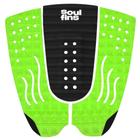 Deck Surf Antiderrapante - Soul Fins Colors Preto/Verde 69