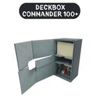 Deckbox Premium Commander Capacidade 100+ Cartas Com Compartimento Para Dos e Acessórios MTG Pokemon - Preto