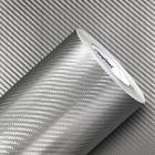 Decor Max 0,52X1M Ad Prata Metallic Fibra Carbono 4D