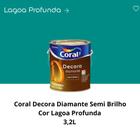 Decora Diamante Semi Brilho cor Lagoa Profunda 3,2L