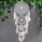 Decoração de parede Dream Catcher branca para jardim de casamento - Wokex