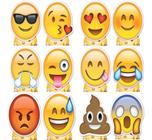 Decoração Emojis - 10 Displays De 30cm Totens