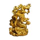 Decoração Escultura Dragão Chinês Decorativo Estatueta Amuleto Feng Shui 11cm - Jiaxi