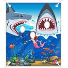Fundo do mar - tubarão shark - display festa decoração - BOLA DE NEVE - Kit  Decoração de Festa - Magazine Luiza