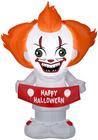 Decoração inflável Gemmy Airblown Stylized Pennywise 1,2 m