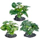 Decorações de aquário Ameliade Betta Silk Plants Fish Tank