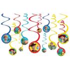 Decorações de festa amscan Toy Story 4 Spiral 12 Ct Multicolor