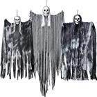 Decorações de Halloween - 3 Fantasmas e Esqueletos Pendurados - JOYIN
