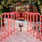 Decorações de Natal EDISONFIRE Solar Candy Cane Lights