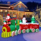 Decorações infláveis de Natal Aixuler 11FT Santa Train