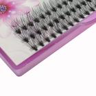 Dedila 8/10/12/14/16/17/18/20mm 60pcs 20 Enxerto de Raiz Cílios Postiços Individuais Mink Natural Long Eye Lashes Cluster Extension Maquiagem Beleza Cílios Falsos (12mm)