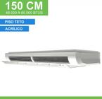 Defletor Ar Condicionado Piso Teto 48000 60000 Btus 150 Cm