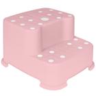 Degrau Duplo Antiderrapante Rosa Buba 18018