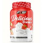 Delicious 3 whey 900 g - ftw (chantilly com morango)