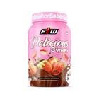 Delicious 3Whey (900g) - Sabor: Chocolate com Morango - FTW Sports Nutrition