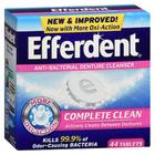 Dentadura antibacteriana Efferdent 44 abas da Efferdent (pacote com 6)