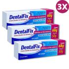 Dentalfix Kit C/3 Fixador De Dentaduras 68g Kley Hertz - Dental FIx