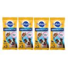 Dentastix Pedigree Cães Raças Médias 3un KIT com 4 unidades