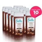 Depil Bella Kit com 10 Cera Roll-on Negra 100g