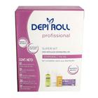Depilador DepiRoll Super Kit com Aparelho Aquecedor Bivolt, Suporte Aparelho Aquecedor + Refil Cera Roll-on Tradicional 100g + Óleo Pós Depilatório 10
