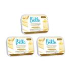 Depilatorio Depil Bella Cera 200G Chocolate Branco-Kit C/3Un