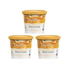 Depilatorio Depilflax 100G Micro Ondas Natural - Kit C/ 3un