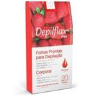 Depilflax folhas corporais c/20 unidades