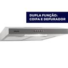 Depurador Slim Suggar DPS161PR / DPS162PR 60cm 3 Velocidades Prata