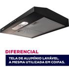 Depurador Slim Suggar DPS161PT / DPS162PT 60cm 3 Velocidades Preto