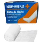 Derma-Cure Plus Bota de Unna Curativo 7,5cm x 9,2m Bandagem Cicatrizante impregnada com pasta de Zinco Unicenter