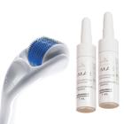 Dermaroller e 2 ampolas concentradas DMAE, Antirrugas, Concentrado, Lifting, Rejuvenescimento - DERMRIO