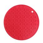 Descanso de Panela Redondo de Silicone 16,5x16,5 Cm Vermelho/unico - Homecook