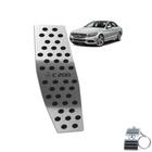 Descanso de Pé Aço Inox Mercedes C200 2010 A 2014 Preto