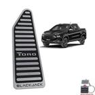 Descanso De Pé Fiat Toro Blackjack Em Aço Inox Preto