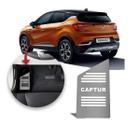 Descanso de Pé Renault Captur 2017 a 2021 Aço Escovado Prata - sofisticar